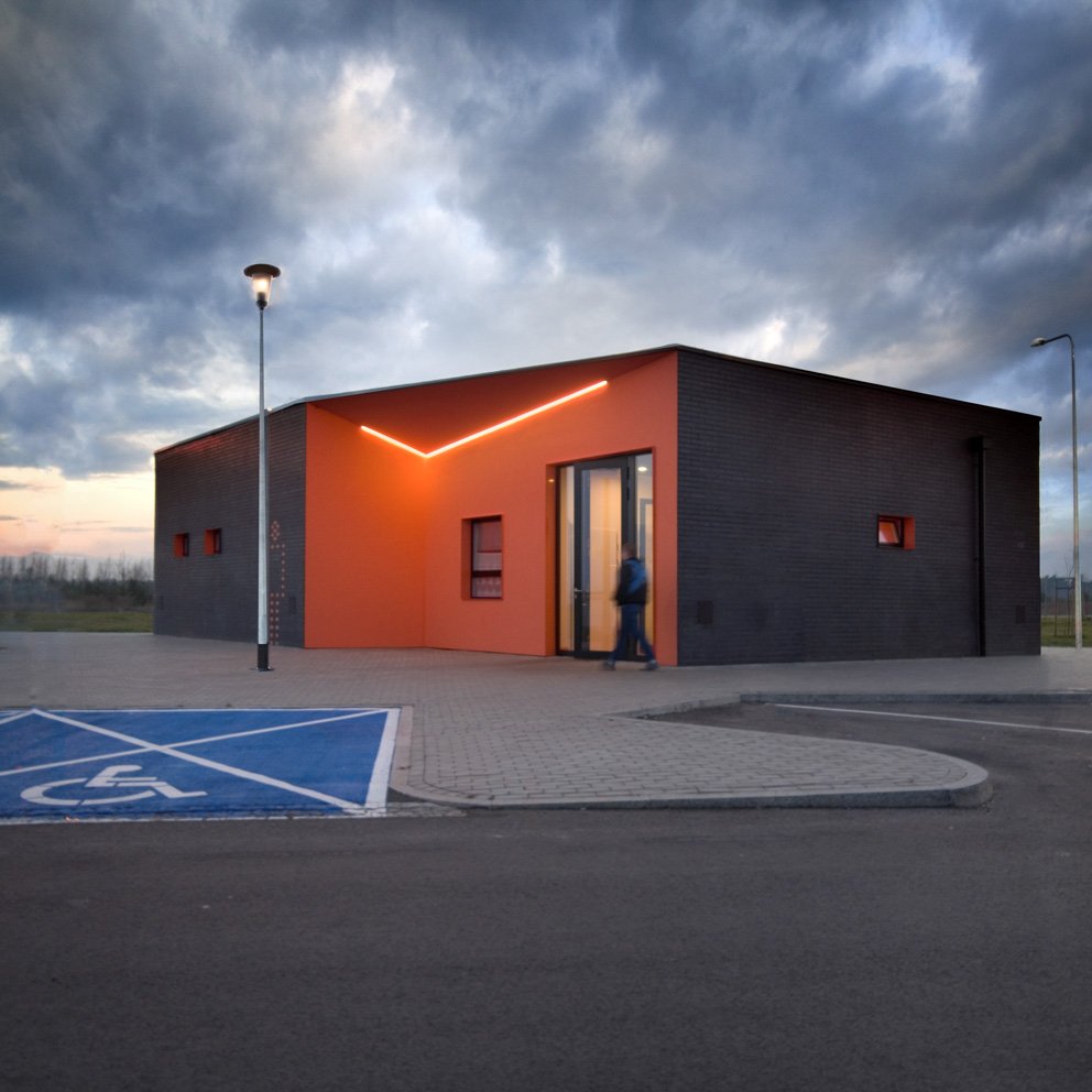 Toilets on highway